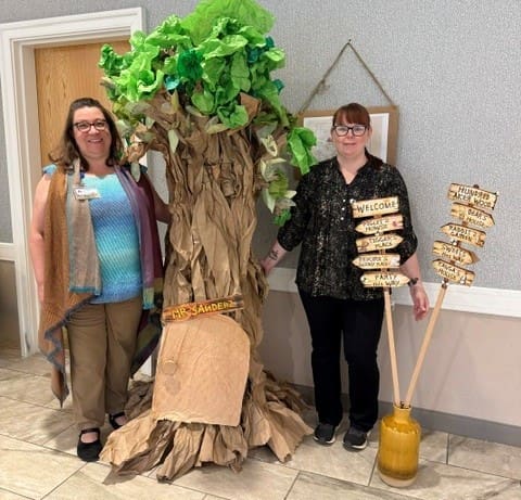 The creators of the 100 acre tree - Nicole Meyers and Jackie Porto